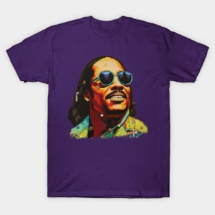 Koyo Ngene art Stevie Wonder T-Shirt